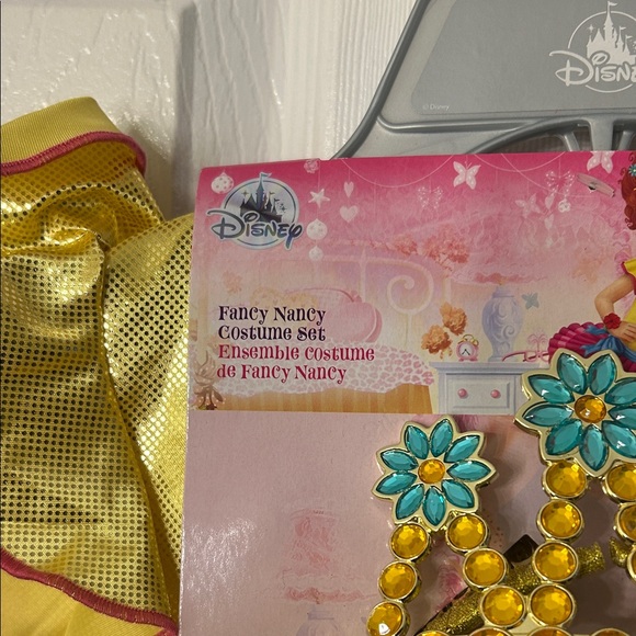 Disney Fancy Nancy Pink and Yellow Costume - Picture 5 of 7